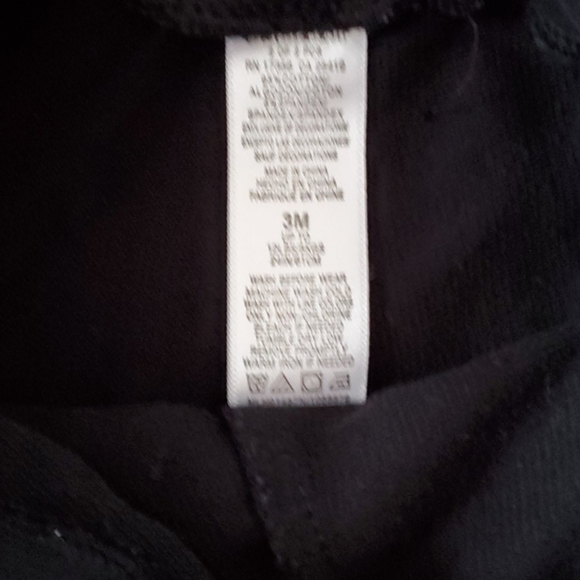 Focus Kids Sweats Set Blue and Black 3 Months - Picture 8 of 8